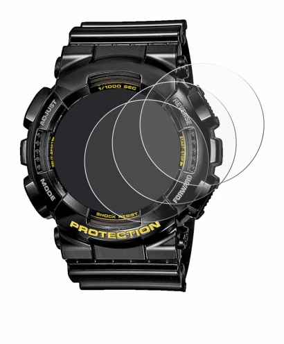 Immagine del dispositivo Casio G-Shock GA-110GB-1A con un'ampia varietà di protezioni per lo schermo.