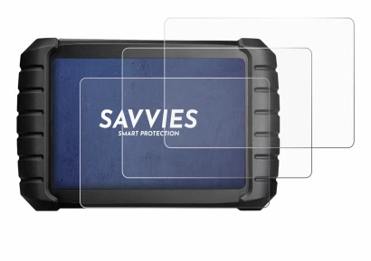 Immagine del dispositivo iCarsoft CR Max BT (2024) con un'ampia varietà di protezioni per lo schermo.
