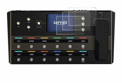 Immagine del dispositivo Headrush Prime con un'ampia varietà di protezioni per lo schermo.