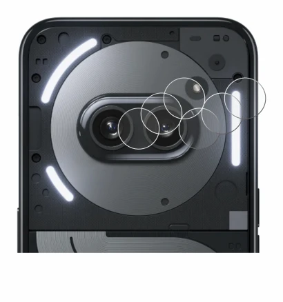 Immagine del dispositivo Nothing Phone (2a) Plus (SOLO Fotocamera) con un'ampia varietà di protezioni per lo schermo.