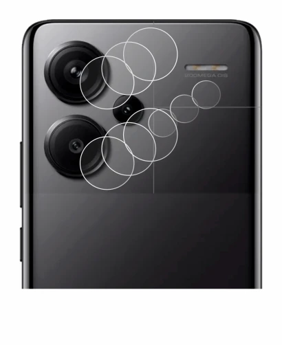 Immagine del dispositivo Xiaomi Redmi Note 13 Pro+ 5G (SOLO Fotocamera) con un'ampia varietà di protezioni per lo schermo.