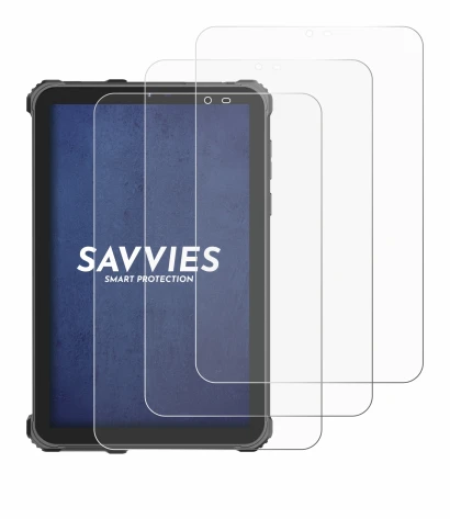Immagine del dispositivo Oukitel RT3 Pro con un'ampia varietà di protezioni per lo schermo.