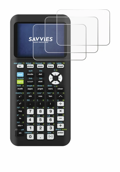 Immagine del dispositivo Texas Instruments TI-84 Plus CE-T Python con un'ampia varietà di protezioni per lo schermo.