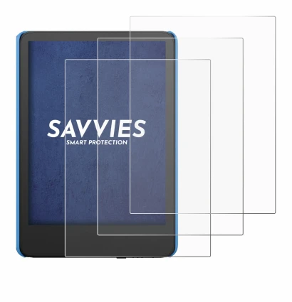 Immagine del dispositivo Amazon Kindle Kids (2024) con un'ampia varietà di protezioni per lo schermo.