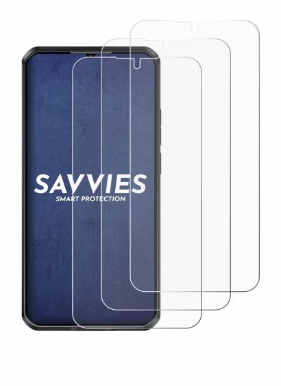 Immagine del dispositivo Oukitel WP52 con un'ampia varietà di protezioni per lo schermo.
