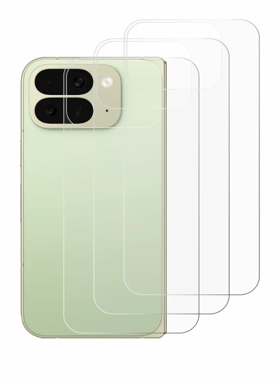 Immagine del dispositivo Google Pixel 10 Pro Fold (Posteriore) con un'ampia varietà di protezioni per lo schermo.