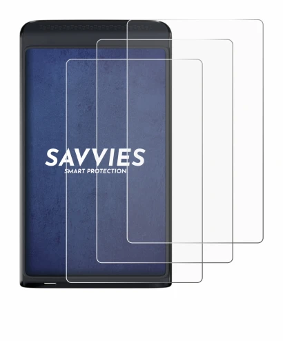 Immagine del dispositivo Vasco Translator Q1 con un'ampia varietà di protezioni per lo schermo.