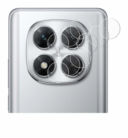 Immagine del dispositivo Xiaomi Poco X7 (SOLO Fotocamera) con un'ampia varietà di protezioni per lo schermo.