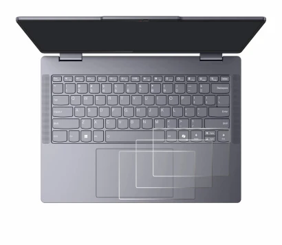 Immagine del dispositivo Lenovo IdeaPad 5 2-in-1 14" Touchpad con un'ampia varietà di protezioni per lo schermo.