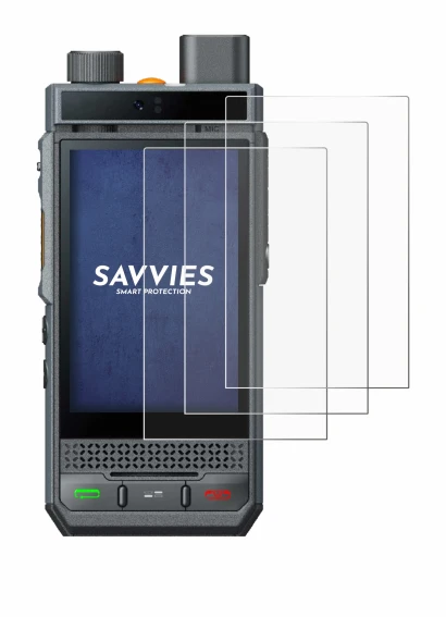 Immagine del dispositivo Hytera P60 con un'ampia varietà di protezioni per lo schermo.