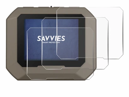 Immagine del dispositivo Garmin Xero C2 con un'ampia varietà di protezioni per lo schermo.