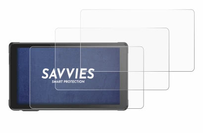 Immagine del dispositivo Interphone RideSync con un'ampia varietà di protezioni per lo schermo.