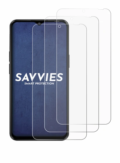 Immagine del dispositivo Blackview Wave 7C con un'ampia varietà di protezioni per lo schermo.