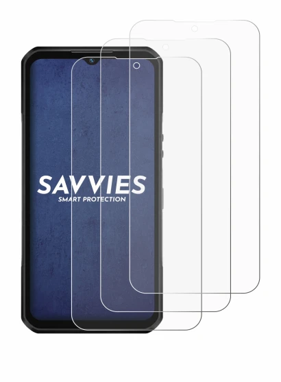 Immagine del dispositivo Oukitel WP66 con un'ampia varietà di protezioni per lo schermo.