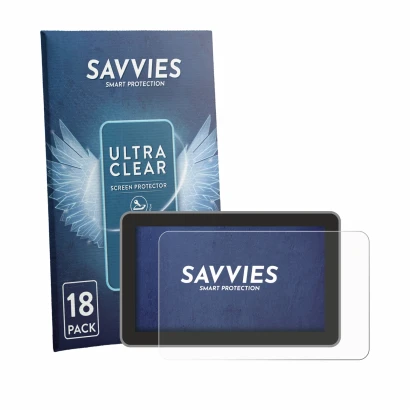 Parte frontale di una confezione del prodotto con il logo del marchio Savvies. Accanto è raffigurato il dispositivo Bambu Lab 