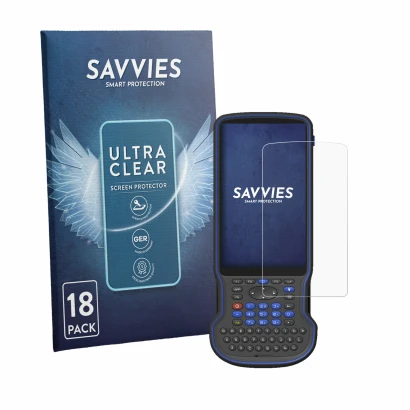 Parte frontale di una confezione del prodotto con il logo del marchio Savvies. Accanto è raffigurato il dispositivo Stonex S55