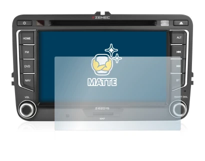 Immagine del dispositivo Zenec Z-E2015 con un'ampia varietà di protezioni per lo schermo.