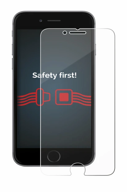 Immagine del dispositivo Apple iPhone 6 con un'ampia varietà di protezioni per lo schermo.