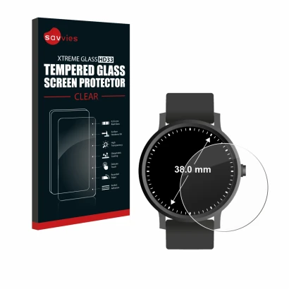 Parte frontale di una confezione del prodotto con il logo del marchio Savvies. Accanto è raffigurato il dispositivo Circolare 