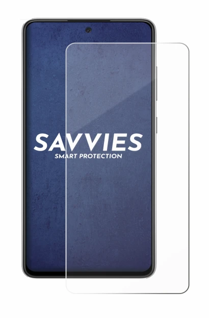 Immagine del dispositivo Samsung Galaxy A52s 5G con un'ampia varietà di protezioni per lo schermo.