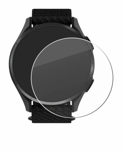 Immagine del dispositivo Garmin Approach S50 con un'ampia varietà di protezioni per lo schermo.