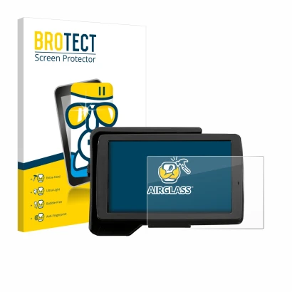 Parte frontale di una confezione del prodotto con il logo del marchio BROTECT. Accanto è raffigurato il dispositivo BMW R 1200