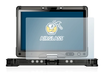 Immagine del dispositivo Getac V110 con un'ampia varietà di protezioni per lo schermo.