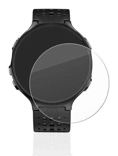 Immagine del dispositivo Garmin Forerunner 235 con un'ampia varietà di protezioni per lo schermo.