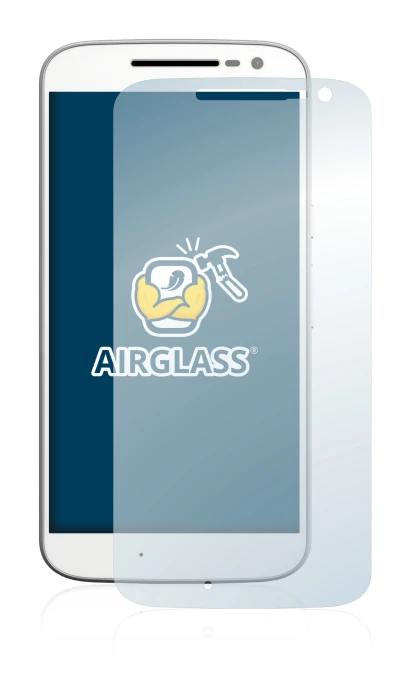 Immagine del dispositivo Motorola Moto G4 con un'ampia varietà di protezioni per lo schermo.