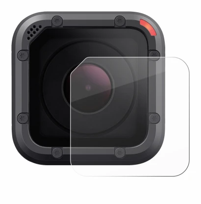 Immagine del dispositivo GoPro Hero 5 Session Lente (Cassa) con un'ampia varietà di protezioni per lo schermo.