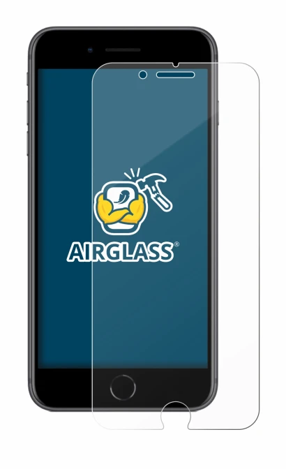 Immagine del dispositivo Apple iPhone 8 Plus con un'ampia varietà di protezioni per lo schermo.