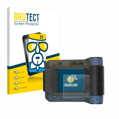 Parte frontale di una confezione del prodotto con il logo del marchio BROTECT. Accanto è raffigurato il dispositivo Swissphone