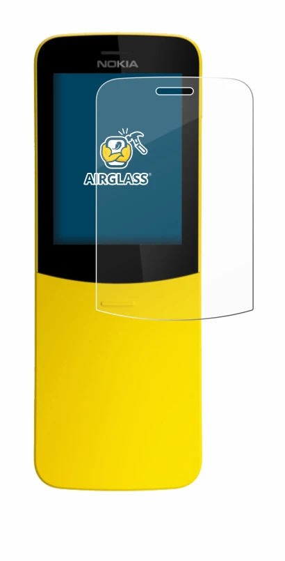 Immagine del dispositivo Nokia 8110 con un'ampia varietà di protezioni per lo schermo.