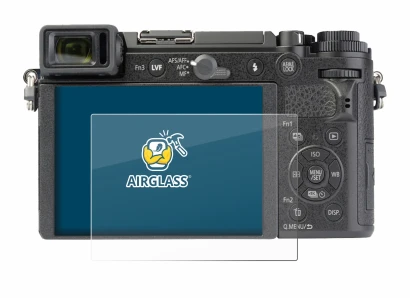 Immagine del dispositivo Panasonic Lumix DC-GX9 con un'ampia varietà di protezioni per lo schermo.