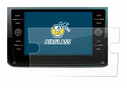 Immagine del dispositivo Volkswagen Polo 2018 Composition Media 8" 2017 con un'ampia varietà di protezioni per lo schermo.