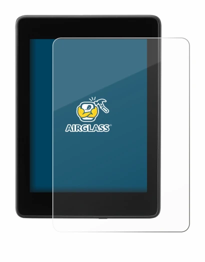 Immagine del dispositivo Amazon Kindle Paperwhite 2018 (10a Gen.) con un'ampia varietà di protezioni per lo schermo.