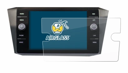 Immagine del dispositivo Volkswagen Tiguan Discover Media 8" 2017-2019 con un'ampia varietà di protezioni per lo schermo.