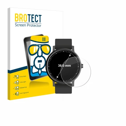 Parte frontale di una confezione del prodotto con il logo del marchio BROTECT. Accanto è raffigurato il dispositivo Circolare