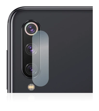 Immagine del dispositivo Xiaomi Mi 9 SE (SOLO Fotocamera) con un'ampia varietà di protezioni per lo schermo.