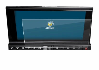 Immagine del dispositivo DS 7 Crossback Infotainmentsystem con un'ampia varietà di protezioni per lo schermo.