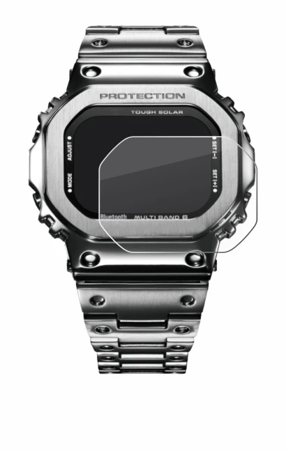 Immagine del dispositivo Casio G-Shock GMW-B5000D-1ER con un'ampia varietà di protezioni per lo schermo.