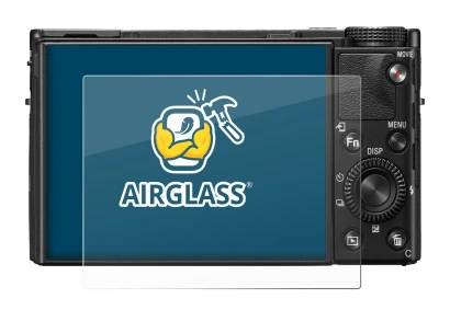 Immagine del dispositivo Sony Cyber-Shot DSC-RX100 VII con un'ampia varietà di protezioni per lo schermo.