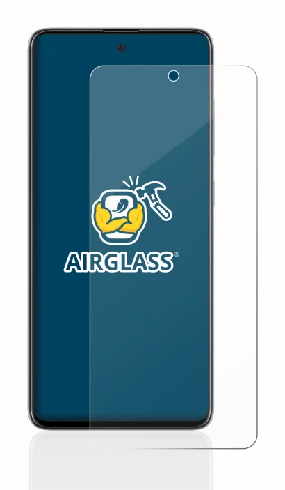 Immagine del dispositivo Samsung Galaxy A51 con un'ampia varietà di protezioni per lo schermo.