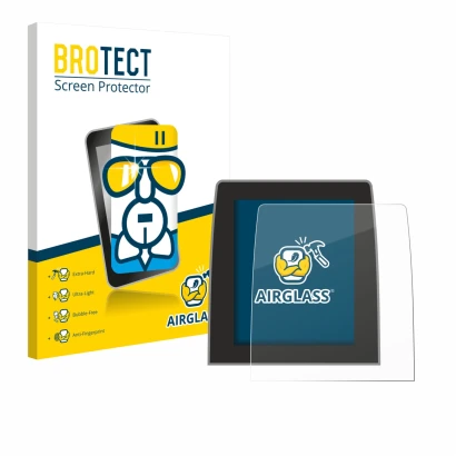 Parte frontale di una confezione del prodotto con il logo del marchio BROTECT. Accanto è raffigurato il dispositivo Renault Cl