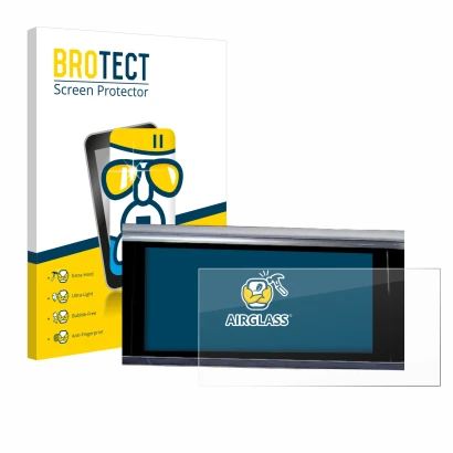 Parte frontale di una confezione del prodotto con il logo del marchio BROTECT. Accanto è raffigurato il dispositivo Audi A6 20