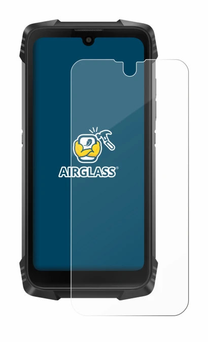 Immagine del dispositivo Blackview BV6900 con un'ampia varietà di protezioni per lo schermo.