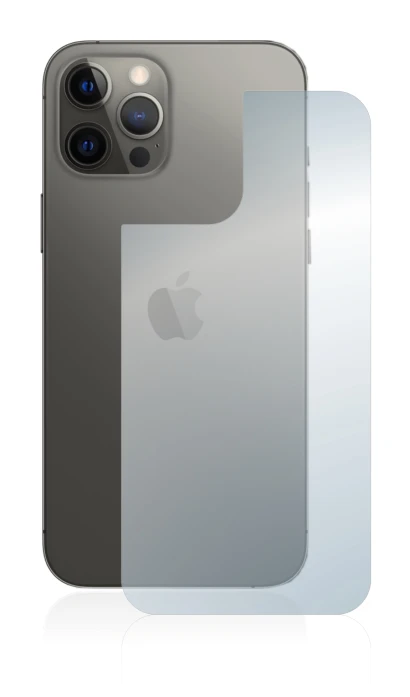 Immagine del dispositivo Apple iPhone 12 Pro Max (Posteriore) con un'ampia varietà di protezioni per lo schermo.