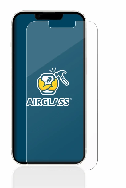 Immagine del dispositivo Apple iPhone 13 con un'ampia varietà di protezioni per lo schermo.