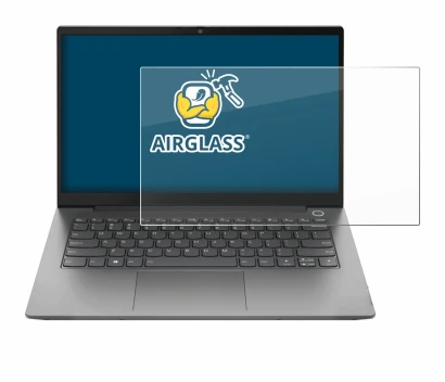 Immagine del dispositivo Lenovo ThinkPad T14 Gen 2 con un'ampia varietà di protezioni per lo schermo.