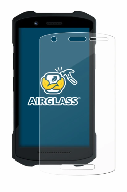 Immagine del dispositivo Zebra TC26 con un'ampia varietà di protezioni per lo schermo.